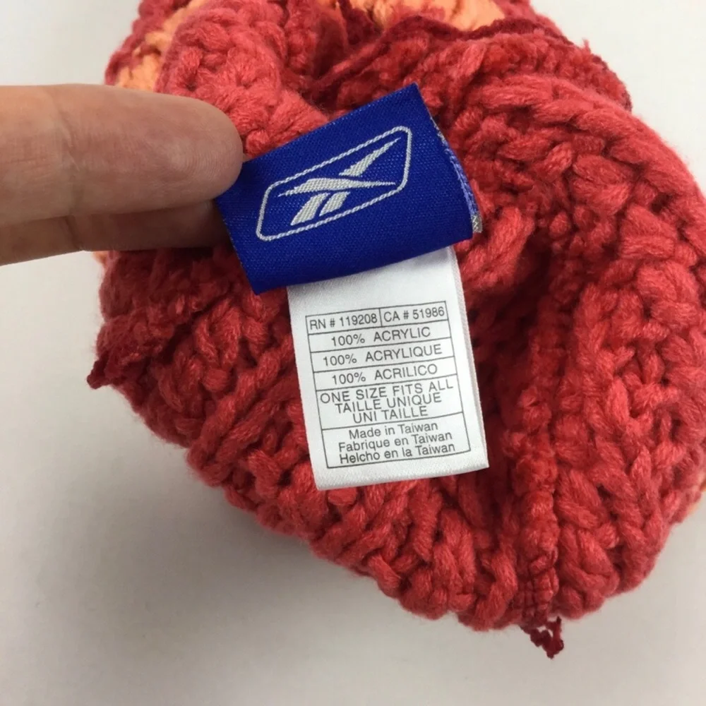 REEBOK x NHL NWT Anaheim Ducks Hockey Knit Beanie Women’s One Size - Picture 5 of 5